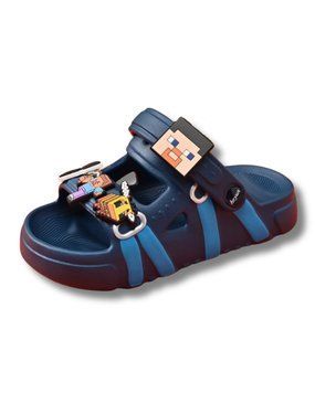 Дитячі шльопанці &laquo;Minecraft Edition&raquo; антиковзні Синій 39-40 25см 19041 фото