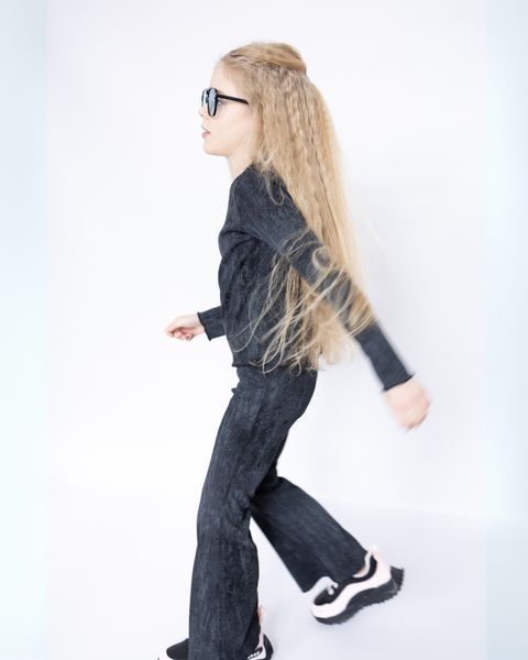 Костюм дитячий з вивареним ефектом Alwair Kids Сірий 146см 81100 фото