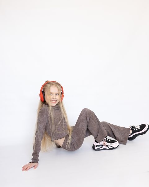 Костюм дитячий з вивареним ефектом Alwair Kids Сірий 146см 81100 фото
