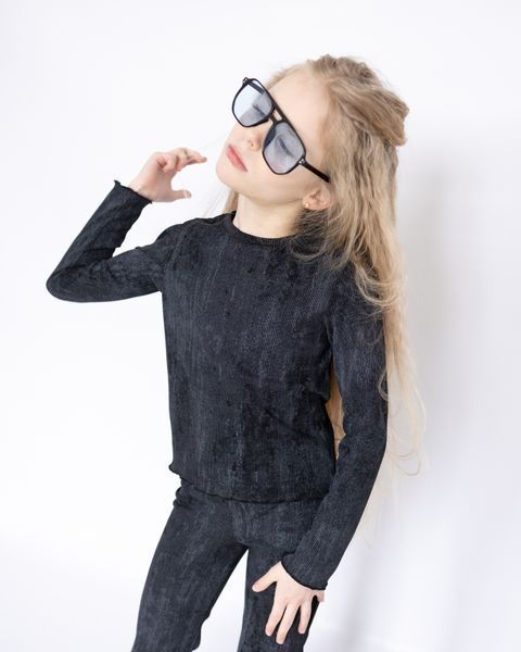 Костюм дитячий з вивареним ефектом Alwair Kids Сірий 146см 81100 фото