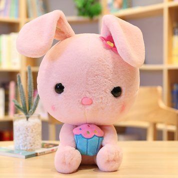, Pink, 50см, Плюш, Всесезонний