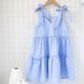 , Light blue, 128см, Блакитний
