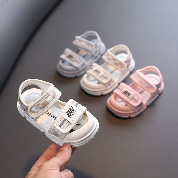 Сандалии детские в клеточку BN New Fashion Рожевий 23 15см 17416 фото