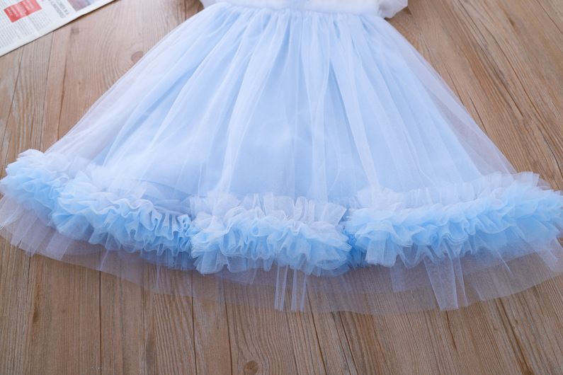 , Light blue, 140см, Блакитний