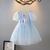 , Light blue, 90см, Блакитний