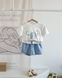 , Light blue, 80см, Блакитний