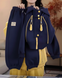 , Dark blue, 170см, Темно-синій