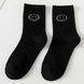 Шкарпетки дитячі однотонні зі смайликом Baby Socks (Чорний 6-8 років ) 11765 фото