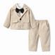 Костюм детский тройка вельветовый Baby Gentleman Бежевий 80см 13125 фото