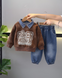 , Brown, 80см, Коричневий