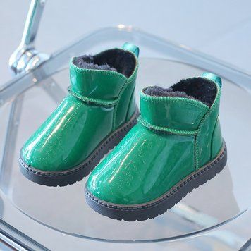 Угги дитячі глянцеві Baby Fashion Зелений 29 17,5см 17567 фото