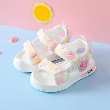 Босоножки детские AIA Fashion светящиеся Рожевий 21 13см 16739 фото