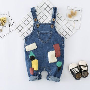 Комбинезон джинсовый Baby Синій 100см 7504 фото