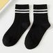 Шкарпетки дитячі однотонні з смужками Baby Socks (Чорний 4-6 років ) 11764 фото