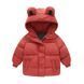 Куртка дитяча на пуху з вушками Baby Basic Червоний 90см 13470 фото 1