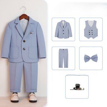 , Blue, 170см, Синій