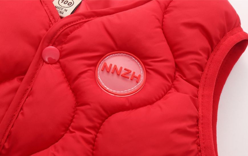 Жилетка дитяча стьобана з карманами NNZH Жовтий 120см 13176 фото