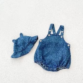 , Dark blue, 90см, Джинс, Лето