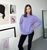 Светр жіночий в'язаний Purple Sweater (Фіолетовий One Size ) а3880 фото