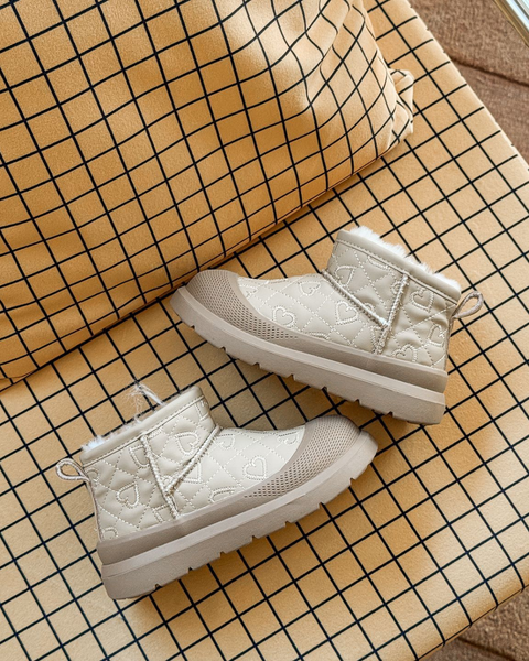 , Beige, 16.6см, 26, Еко шкіра, Зима