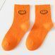 Шкарпетки дитячі однотонні зі смайликом Baby Socks (Помаранчевий 6-8 років ) 11765 фото