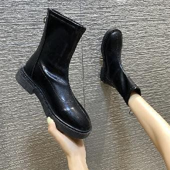 , Black, 24см, 38, PU-шкіра, Демісезон