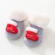 Носки детские теплые новогодние Baby Christmas (Сірий 0-1 рік ) 13009 фото