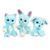 , Light blue, 23см, Еко хутро, Всесезонний