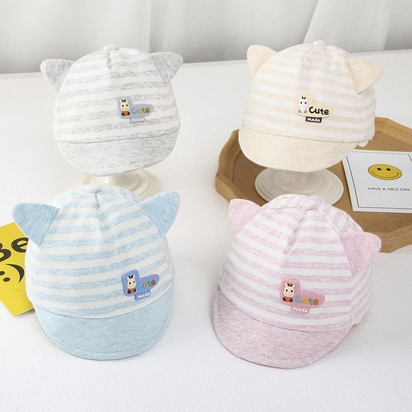 Кепка детская с ушками Cute Made Блакитний 40-46см 13267 фото