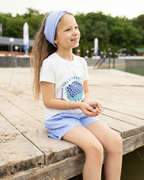 , Light blue, 122см, Блакитний