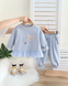 , Light blue, 80см, Блакитний