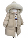 Куртка зимова до -20&deg;C зі штучним хутром Жовто-зелений 120см 35653 фото 1