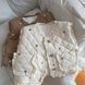 Теплий жилет з сердечакми для дівчинки Коричневий 100см 34871 фото 6