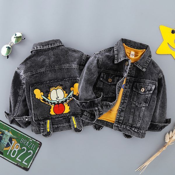Джинсівка дитяча Garfield однотонна Чорний 90см 6729 фото