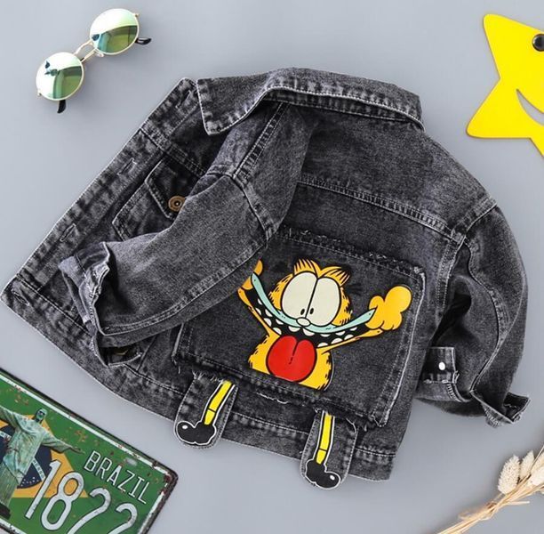 Джинсівка дитяча Garfield однотонна Чорний 90см 6729 фото