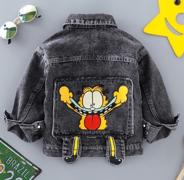 Джинсівка дитяча Garfield однотонна Чорний 90см 6729 фото