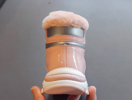 Дутики детские комбинированные теплые Fashion