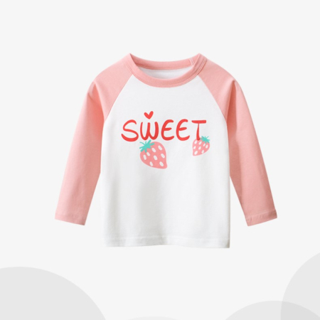 Кофта детская Sweet с клубничками01